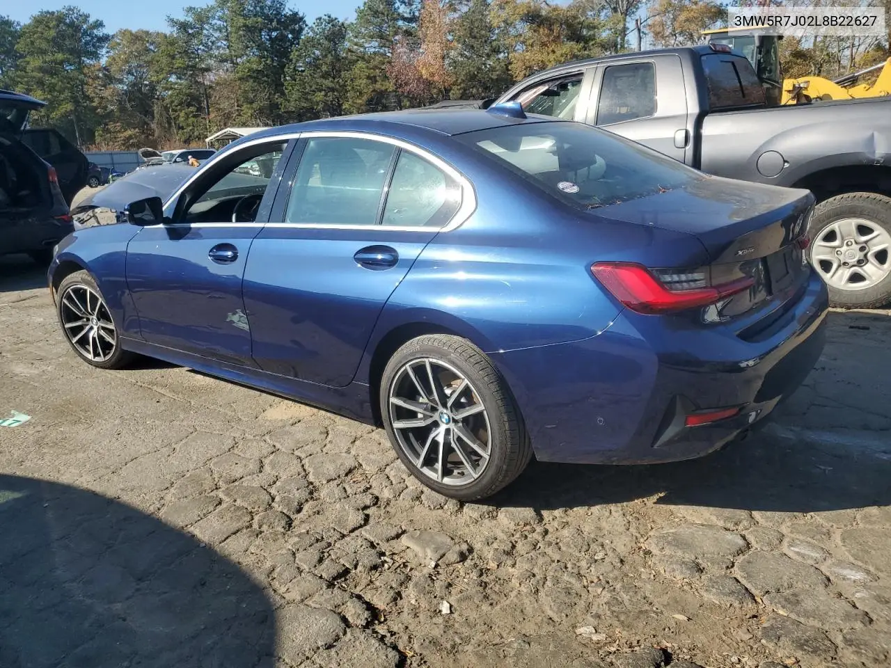 3MW5R7J02L8B22627 2020 BMW 330Xi