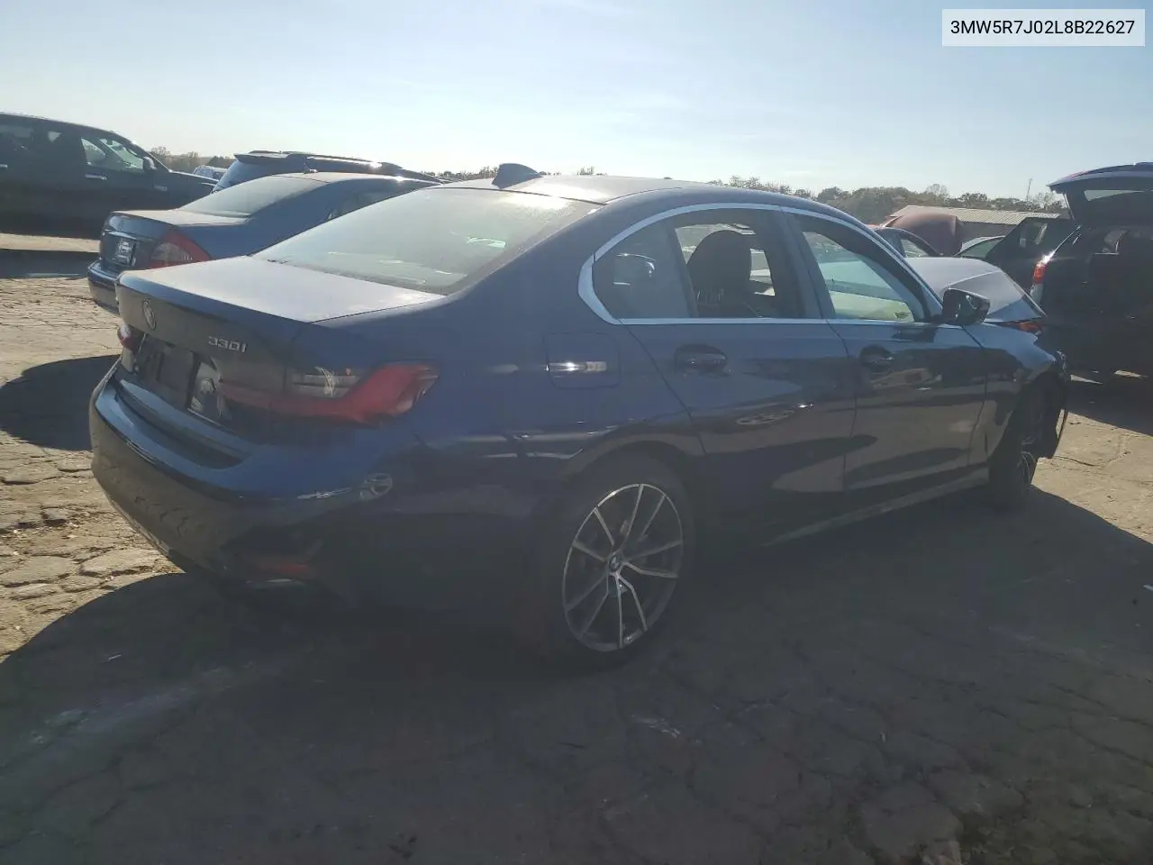3MW5R7J02L8B22627 2020 BMW 330Xi
