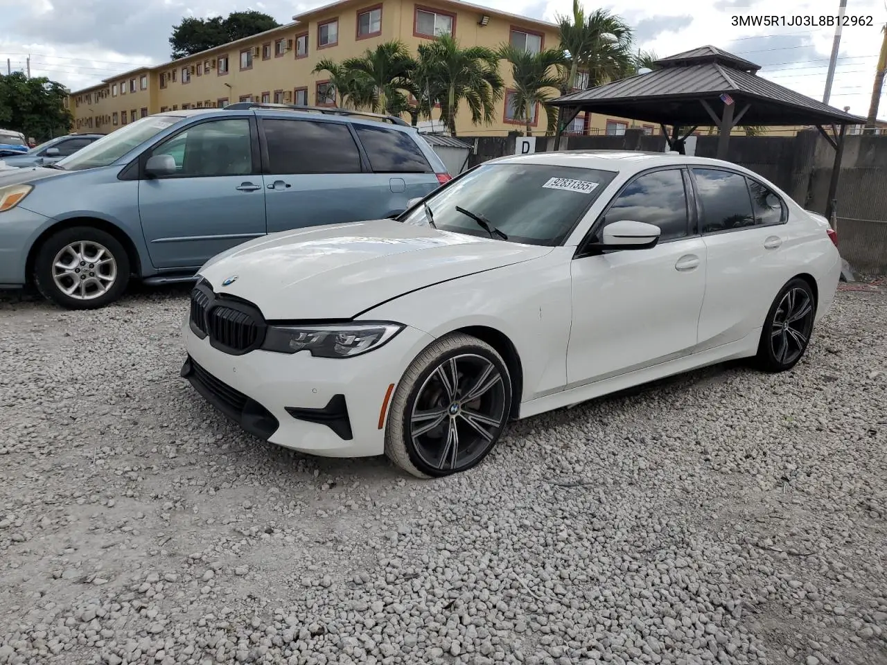 3MW5R1J03L8B12962 2020 BMW 330I