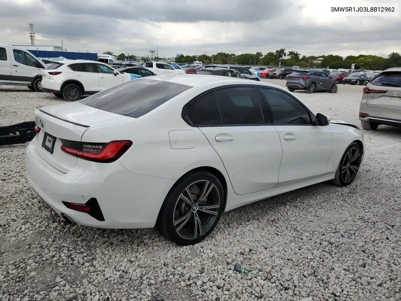 3MW5R1J03L8B12962 2020 BMW 330I
