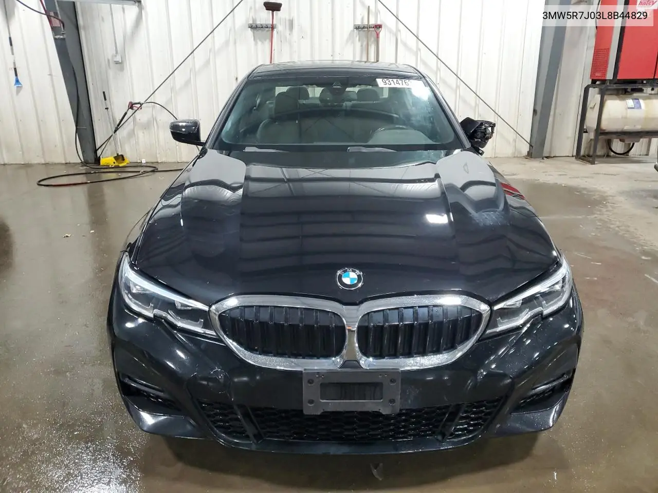 3MW5R7J03L8B44829 2020 BMW 330Xi