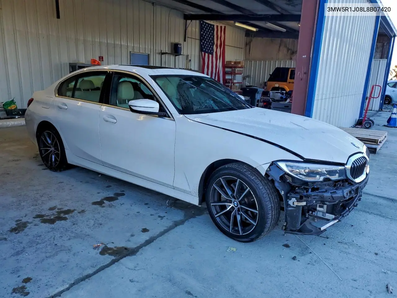 3MW5R1J08L8B07420 2020 BMW 330I