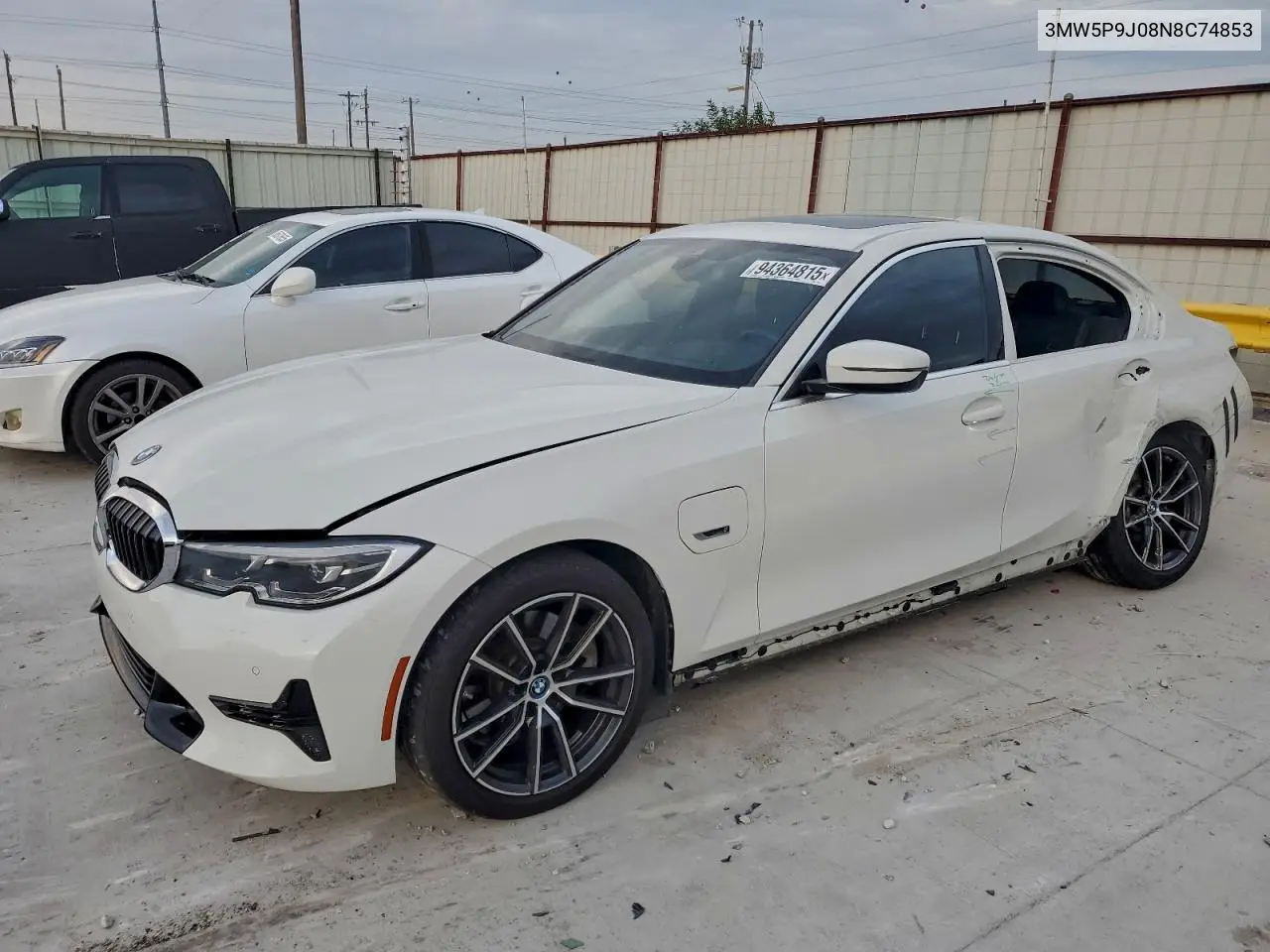 3MW5P9J08N8C74853 2022 BMW 330Xe
