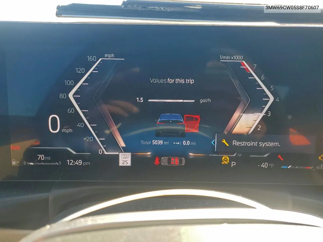 3MW69CW05S8F70607 2025 BMW 330I