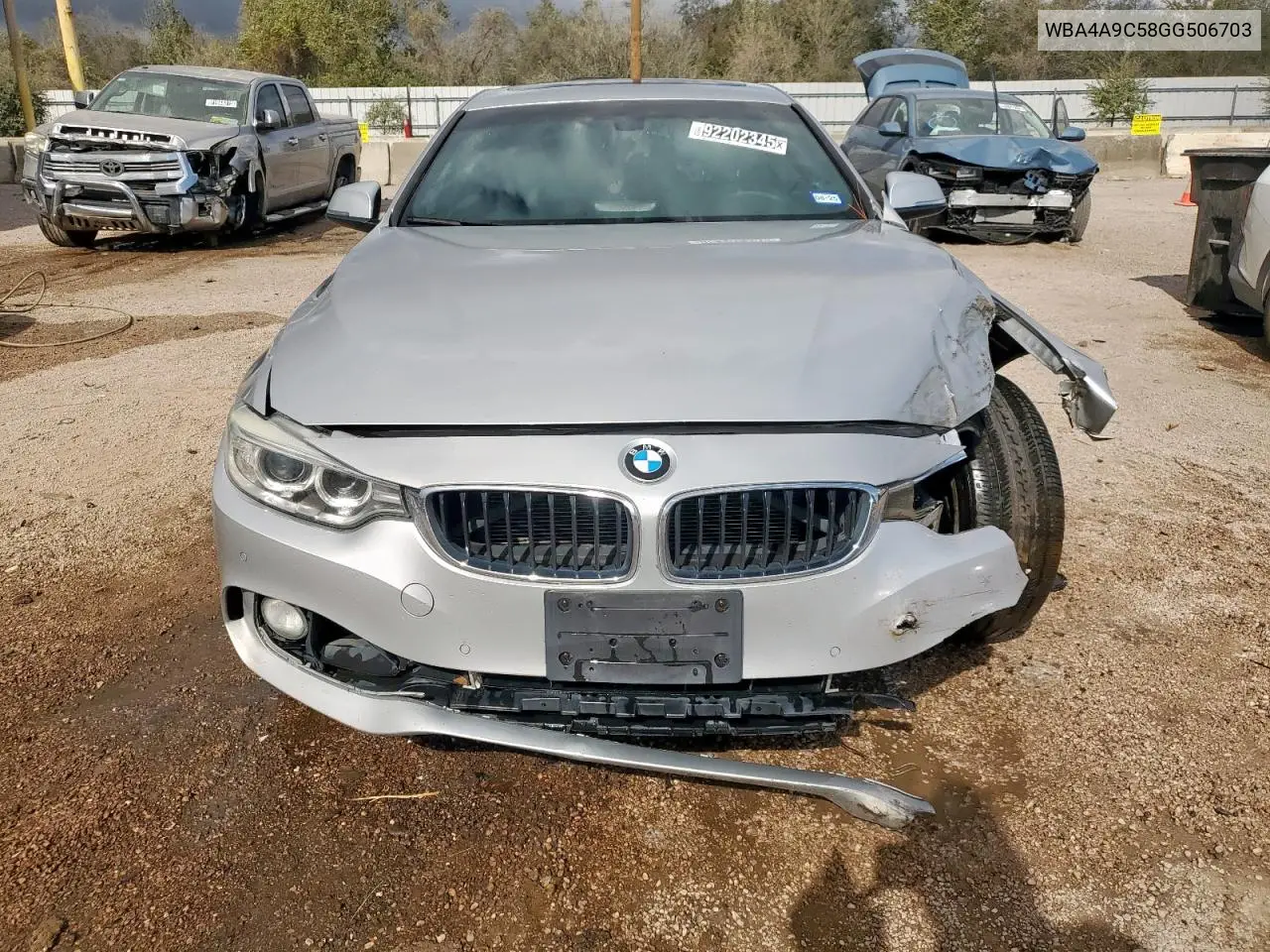 WBA4A9C58GG506703 2016 BMW 428 I Gran Coupe Sulev