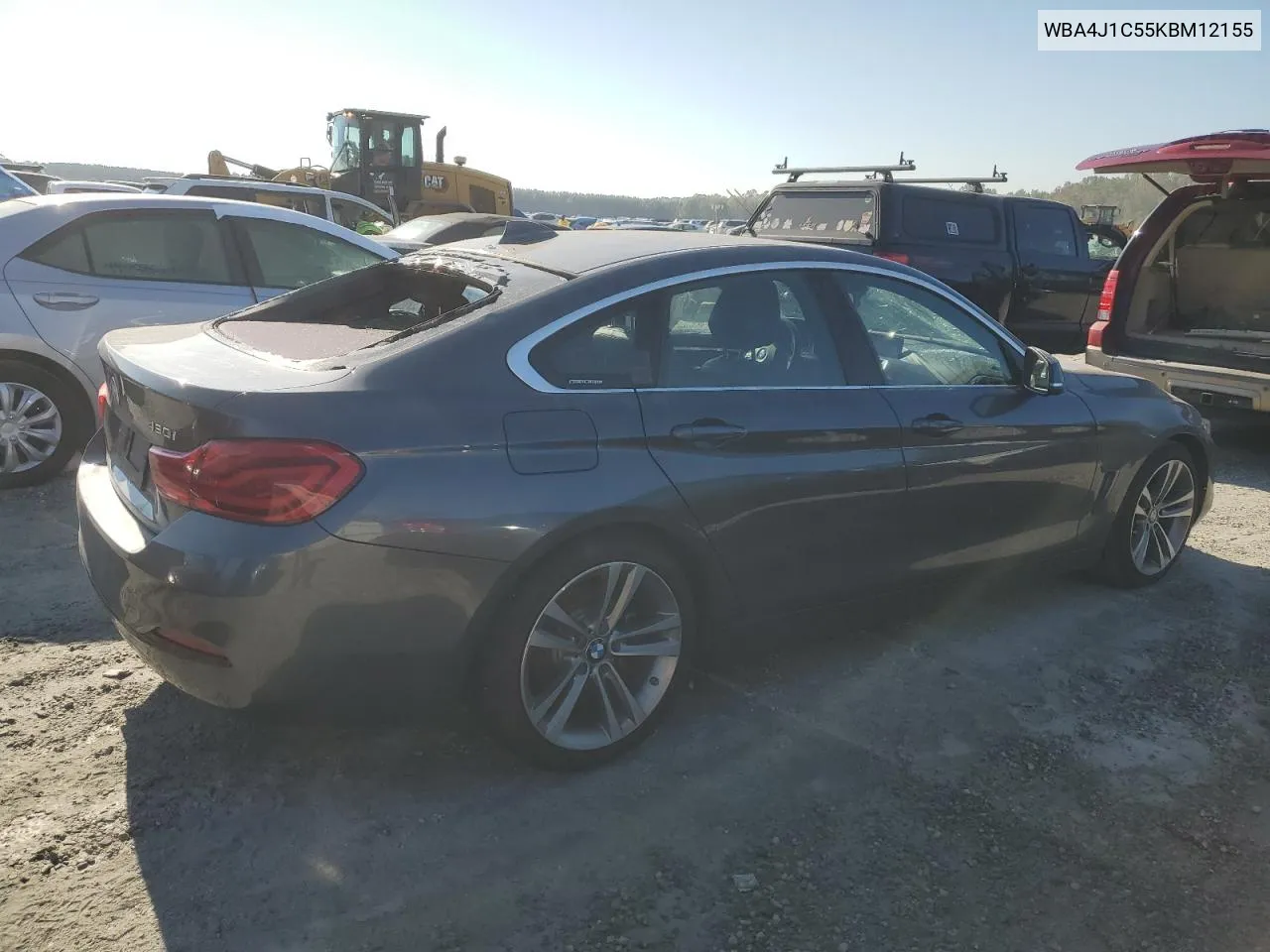 WBA4J1C55KBM12155 2019 BMW 430I Gran Coupe