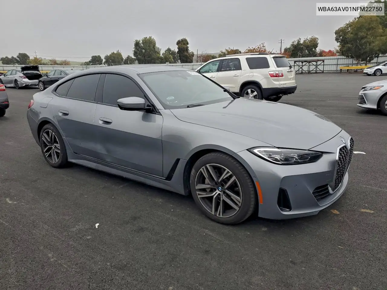 WBA63AV01NFM22750 2022 BMW 430I Gran Coupe