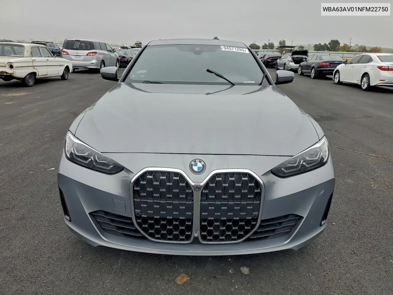 WBA63AV01NFM22750 2022 BMW 430I Gran Coupe