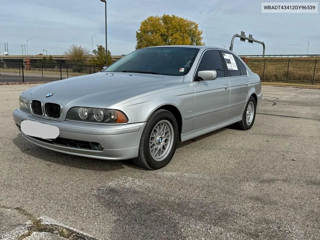 WBADT43412GY96539 2002 BMW 525 I Automatic