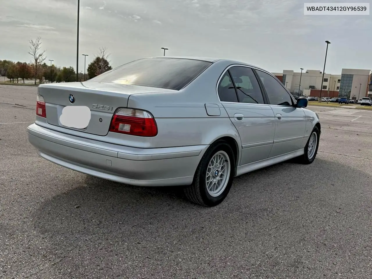 WBADT43412GY96539 2002 BMW 525 I Automatic