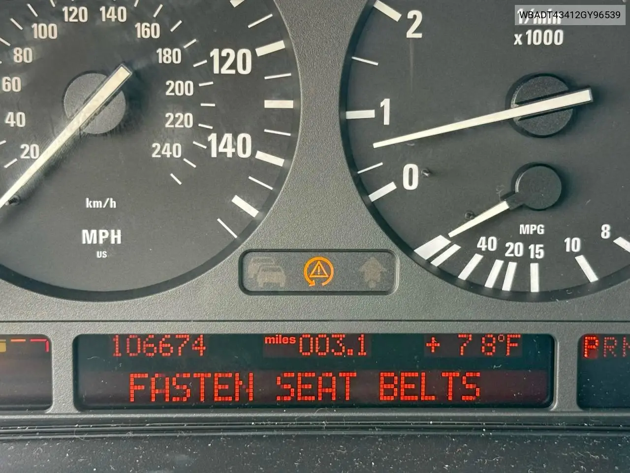 WBADT43412GY96539 2002 BMW 525 I Automatic