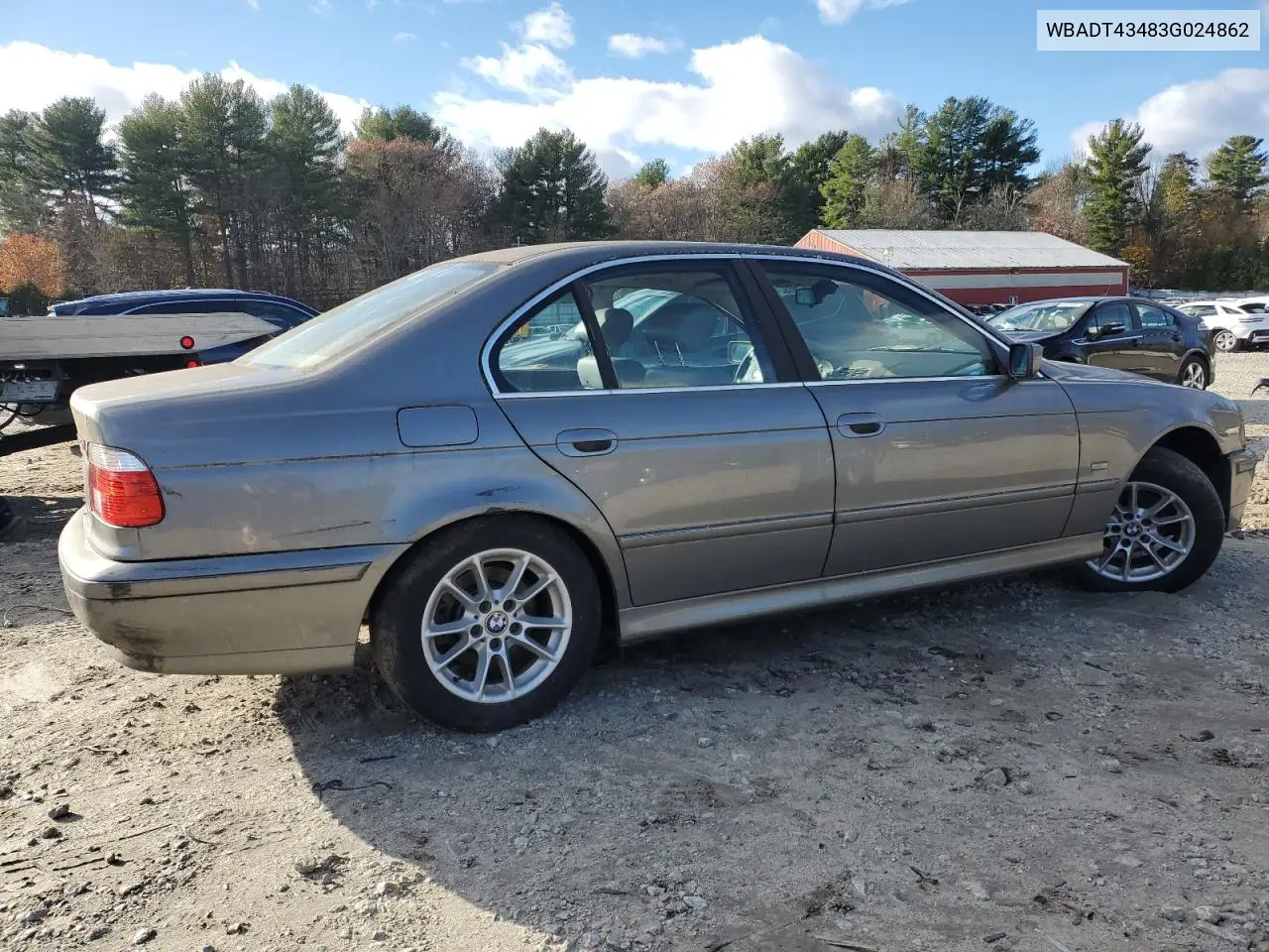 WBADT43483G024862 2003 BMW 525 I Automatic