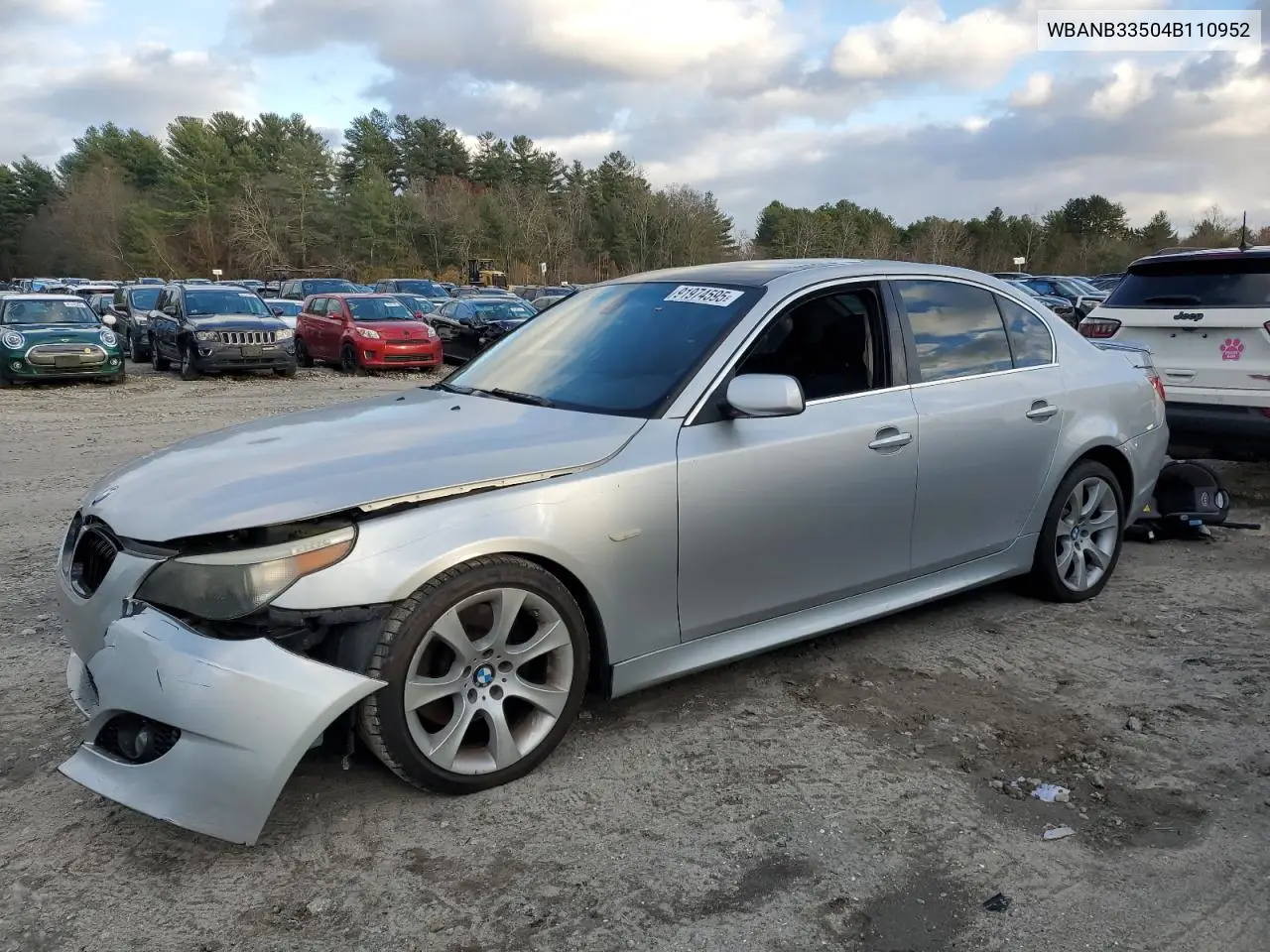 WBANB33504B110952 2004 BMW 545 I