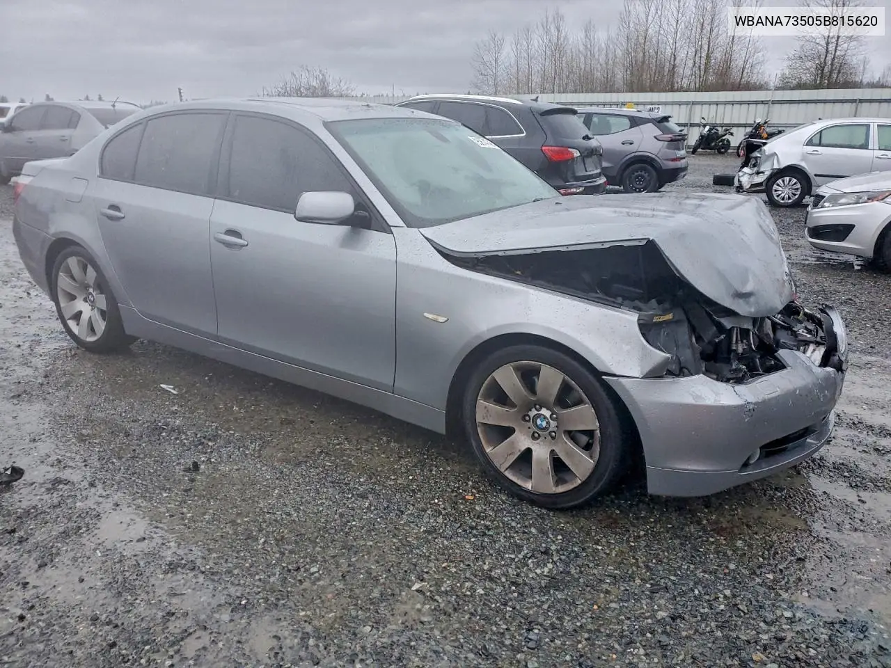 WBANA73505B815620 2005 BMW 530 I