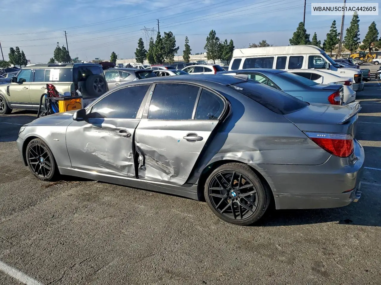 WBANU5C51AC442605 2010 BMW 528 I