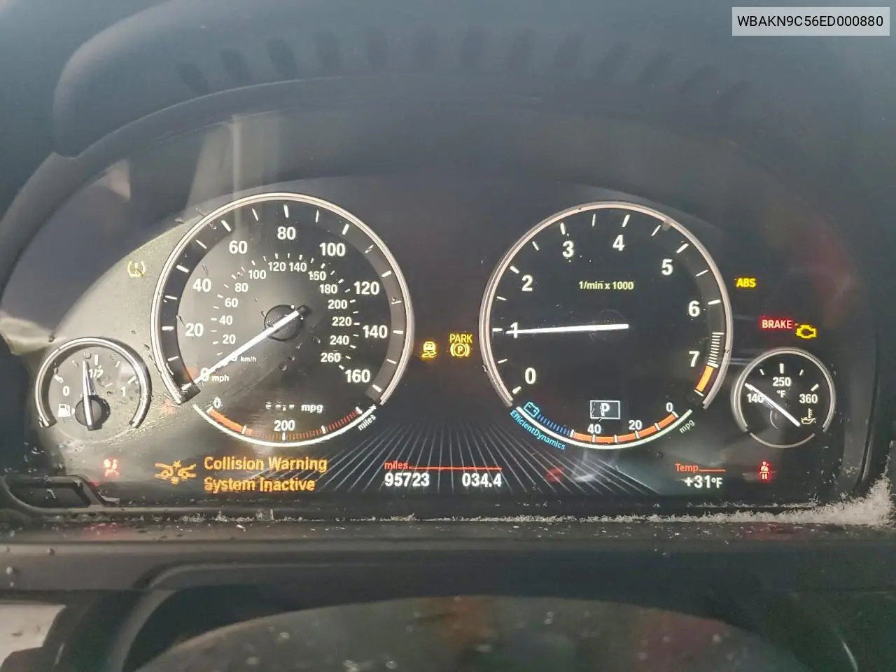 WBAKN9C56ED000880 2014 BMW 550 I