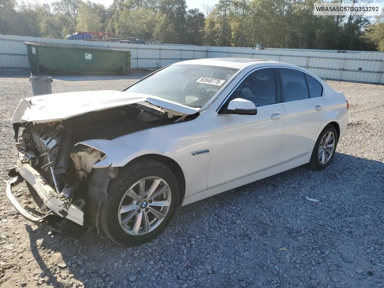 WBA5A5C57GG353292 2016 BMW 528 I