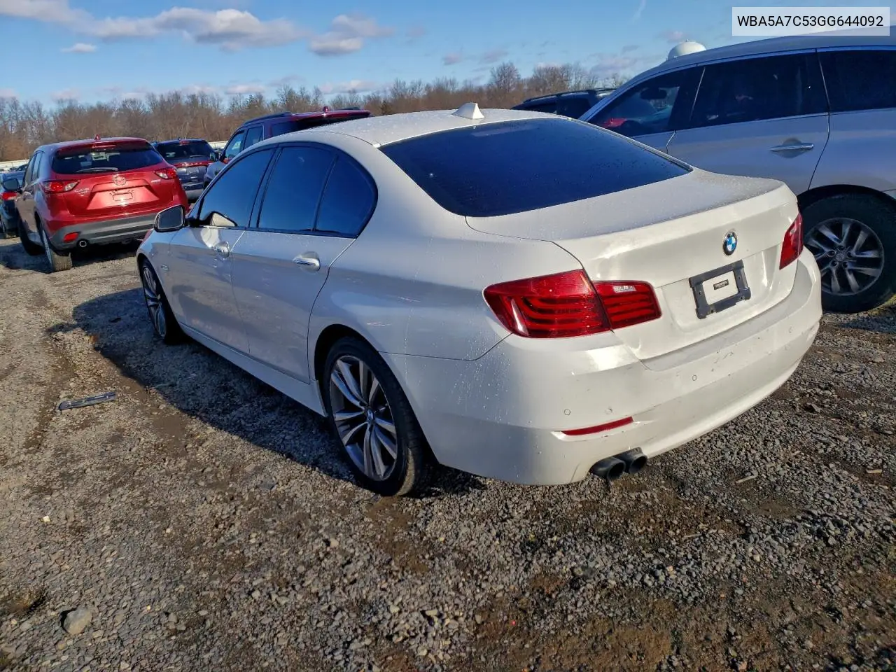 WBA5A7C53GG644092 2016 BMW 528 Xi