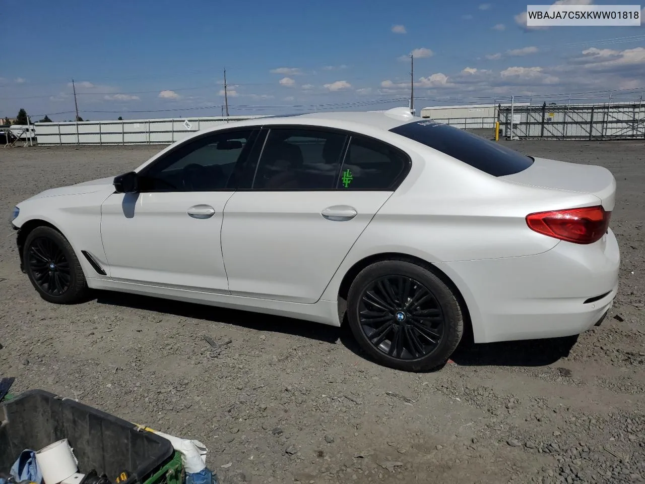 WBAJA7C5XKWW01818 2019 BMW 530 Xi