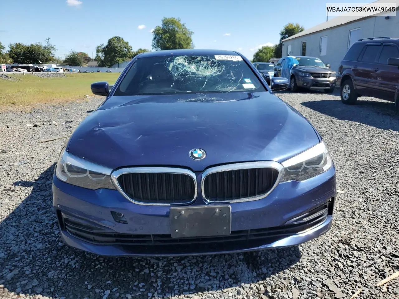 WBAJA7C53KWW49645 2019 BMW 530 Xi