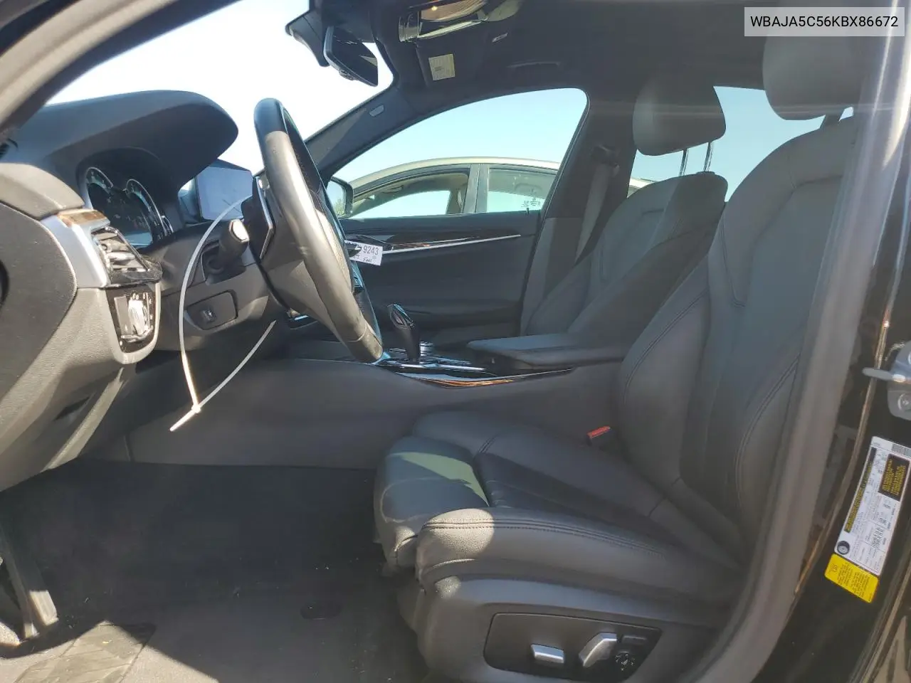 WBAJA5C56KBX86672 2019 BMW 530 I