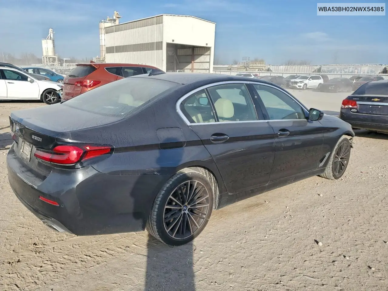 WBA53BH02NWX54385 2022 BMW 530 I