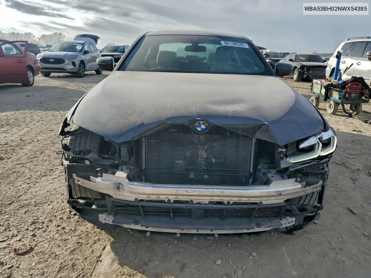 WBA53BH02NWX54385 2022 BMW 530 I