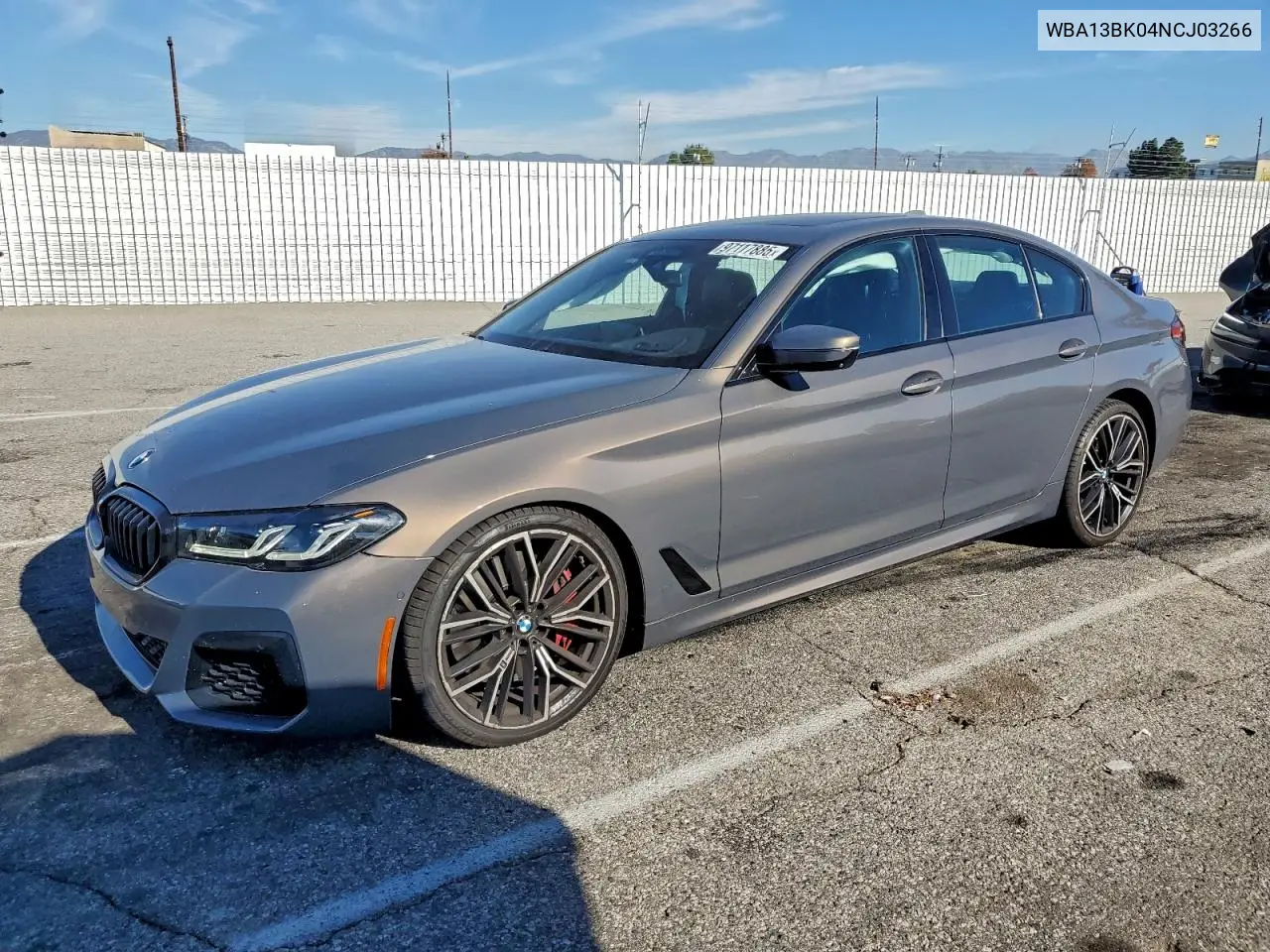 WBA13BK04NCJ03266 2022 BMW M550Xi