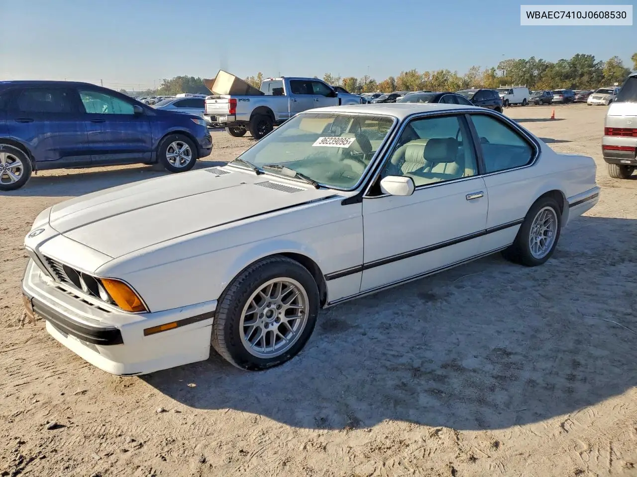 WBAEC7410J0608530 1988 BMW 635 Csi