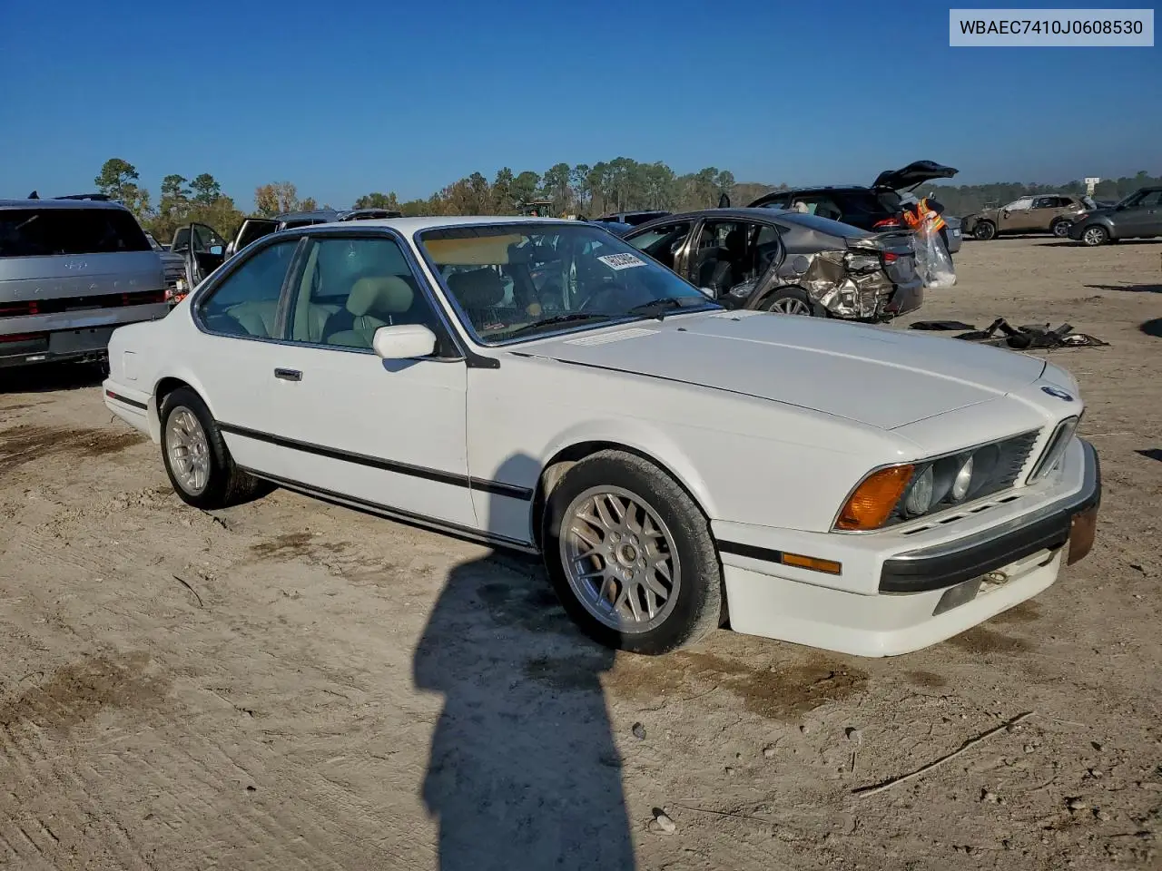 WBAEC7410J0608530 1988 BMW 635 Csi