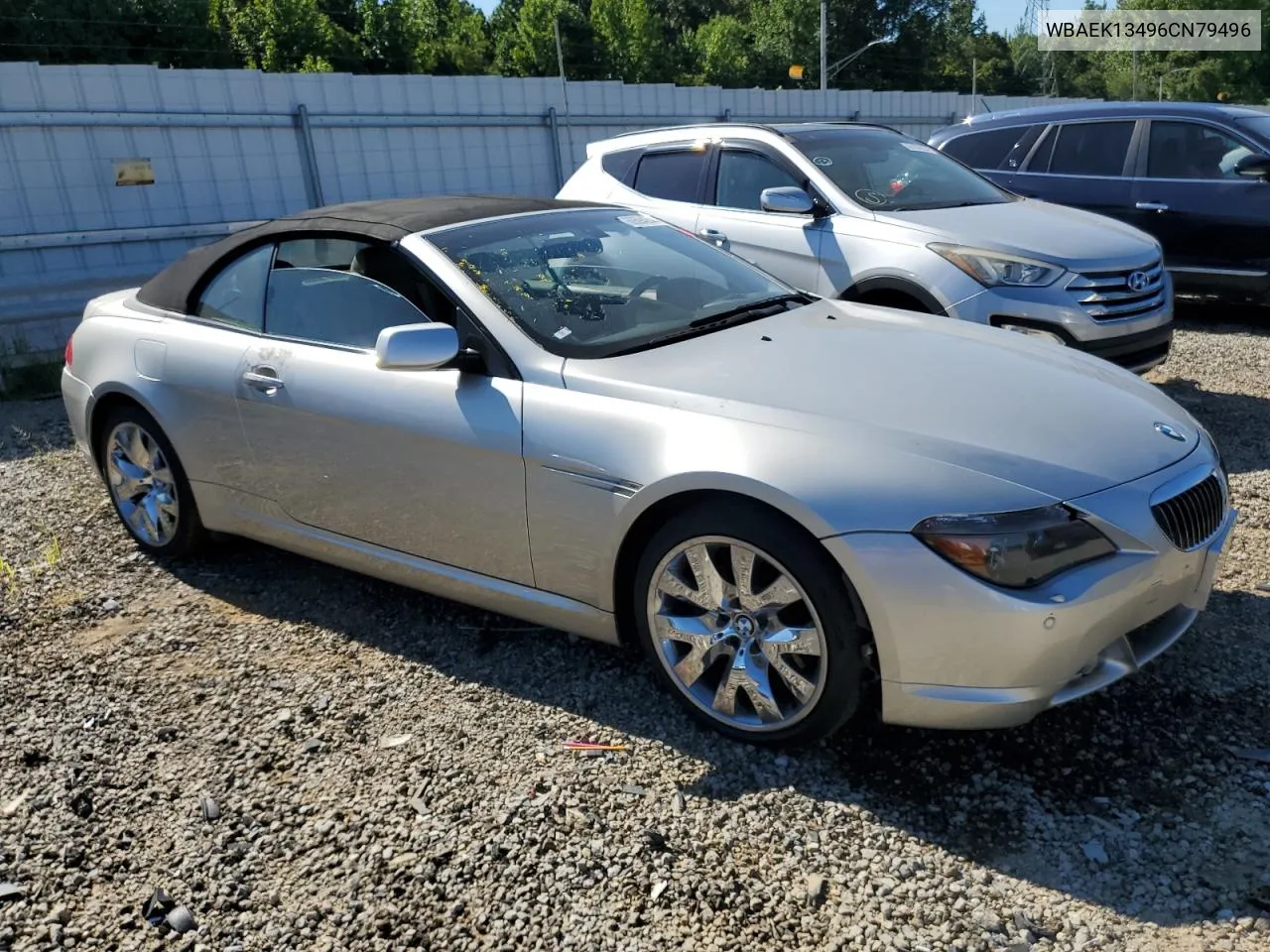 WBAEK13496CN79496 2006 BMW 650 I