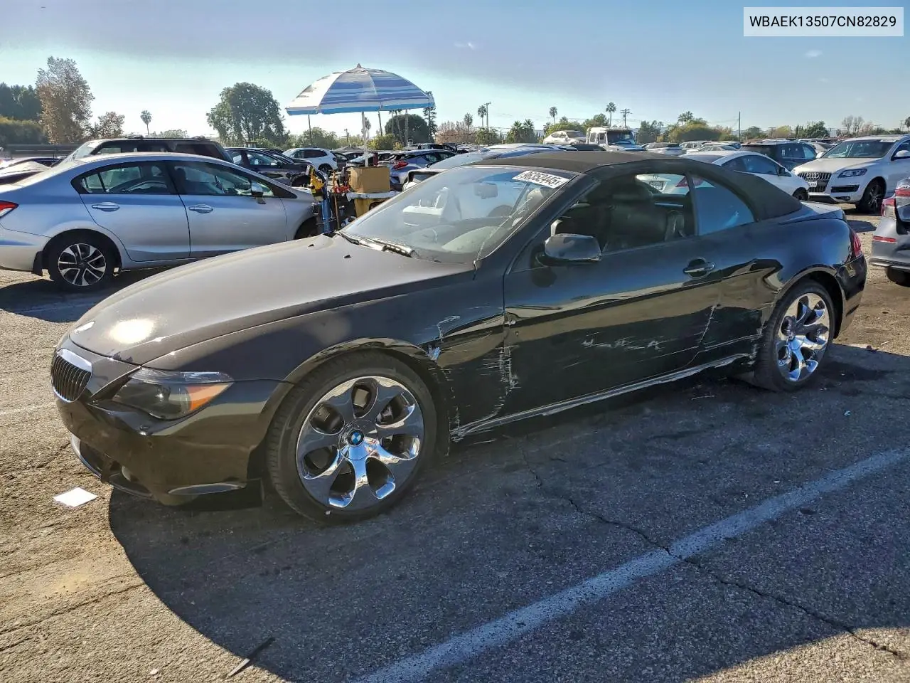 WBAEK13507CN82829 2007 BMW 650 I