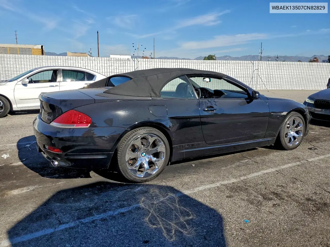WBAEK13507CN82829 2007 BMW 650 I