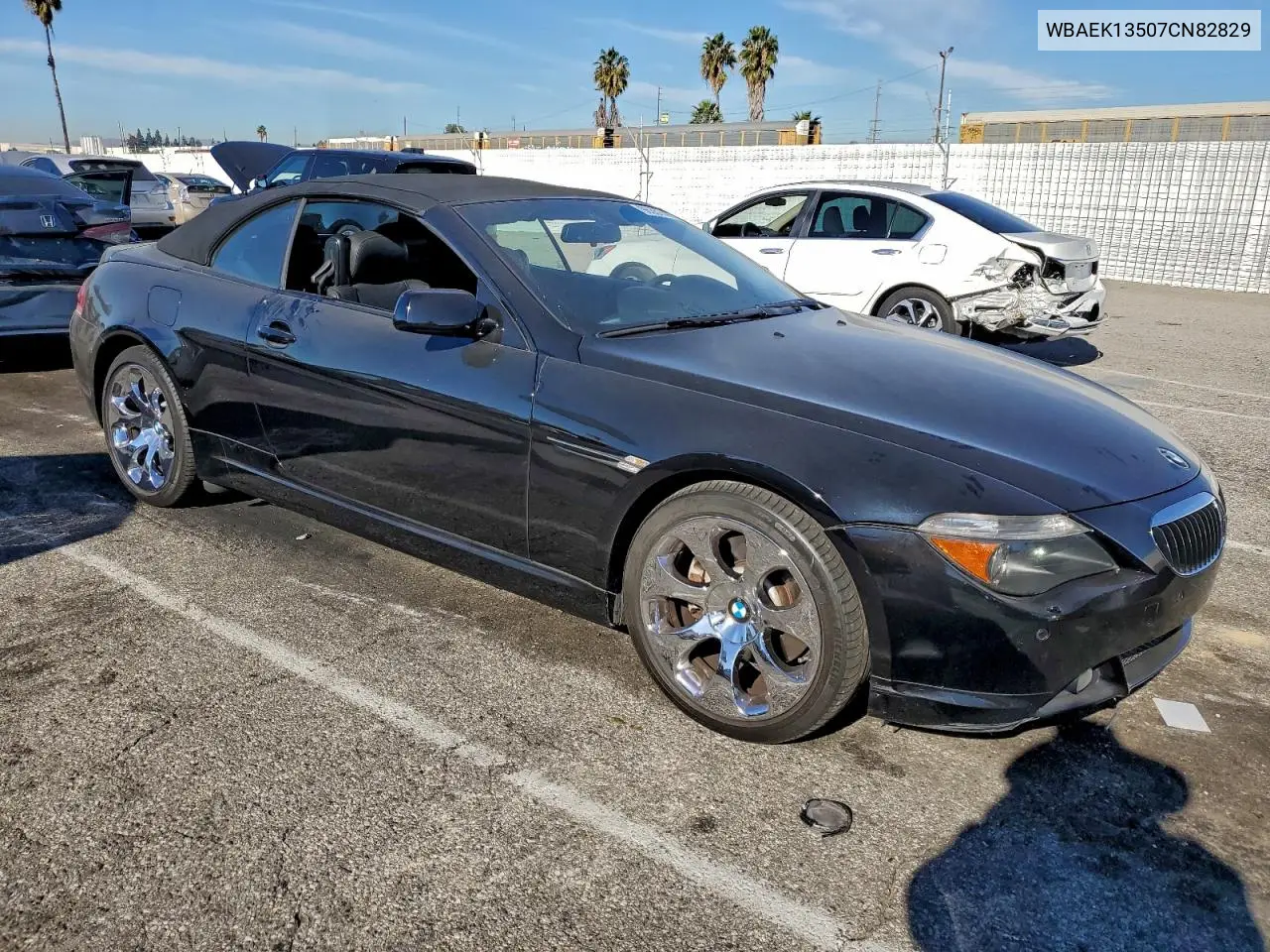 WBAEK13507CN82829 2007 BMW 650 I