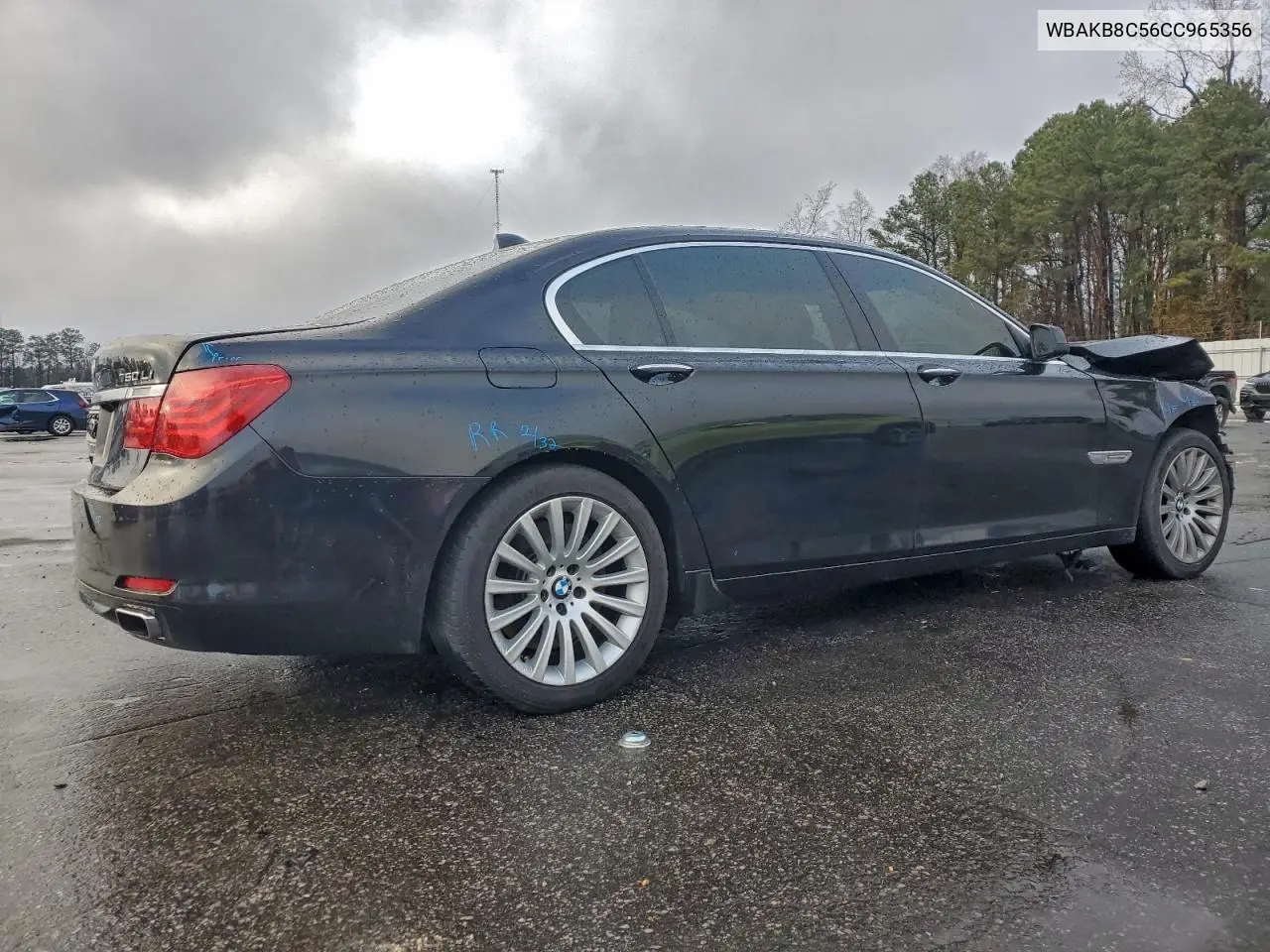 WBAKB8C56CC965356 2012 BMW 750 Li