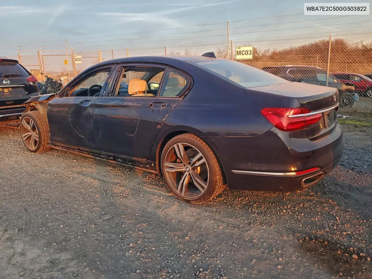 WBA7E2C50GG503822 2016 BMW 740 I