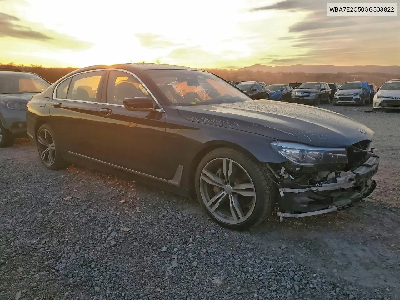 WBA7E2C50GG503822 2016 BMW 740 I