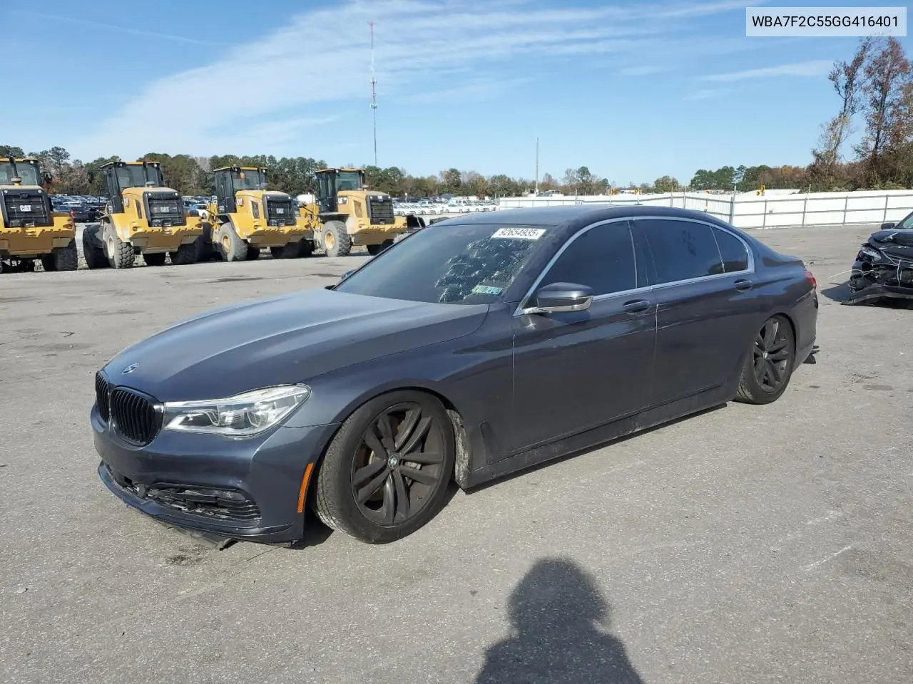 WBA7F2C55GG416401 2016 BMW 750 Xi