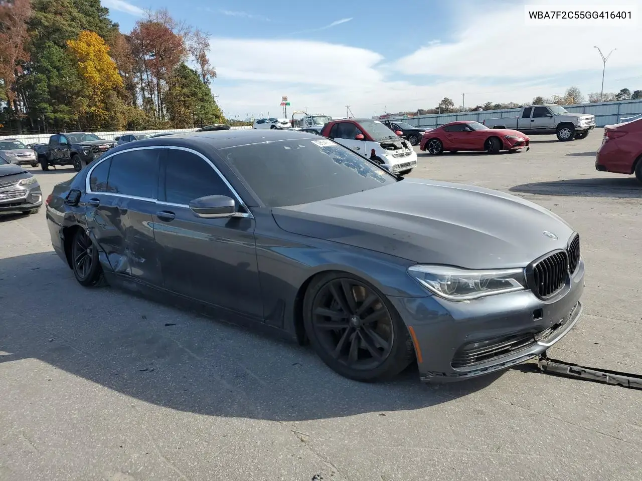 WBA7F2C55GG416401 2016 BMW 750 Xi