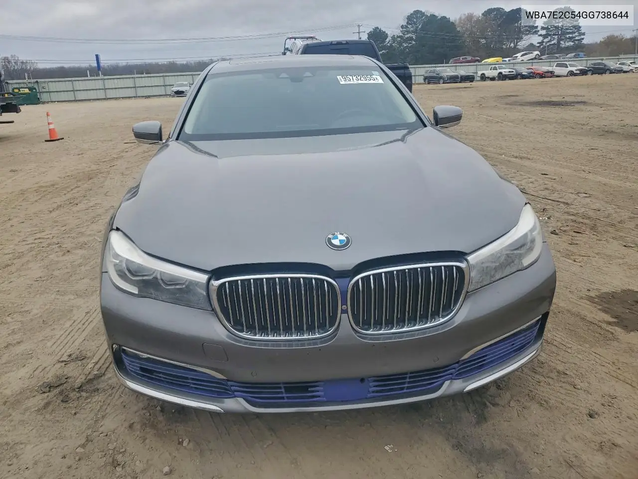 WBA7E2C54GG738644 2016 BMW 740 I