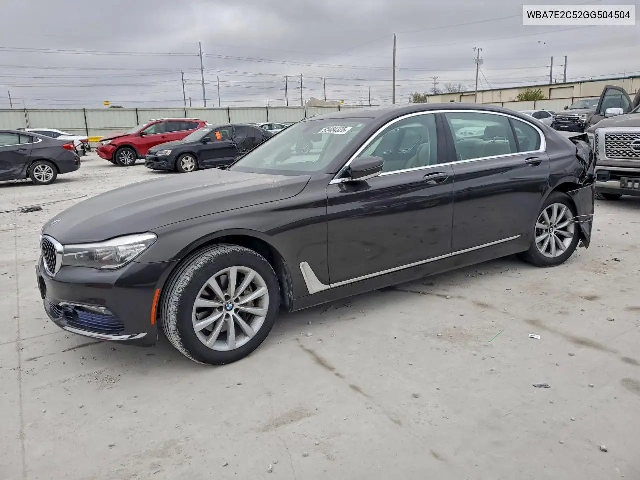 WBA7E2C52GG504504 2016 BMW 740 I