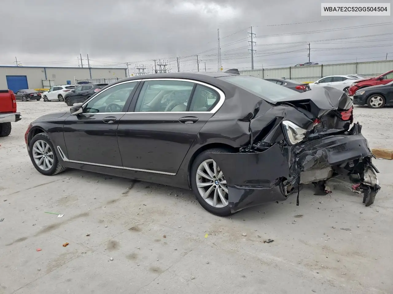 WBA7E2C52GG504504 2016 BMW 740 I