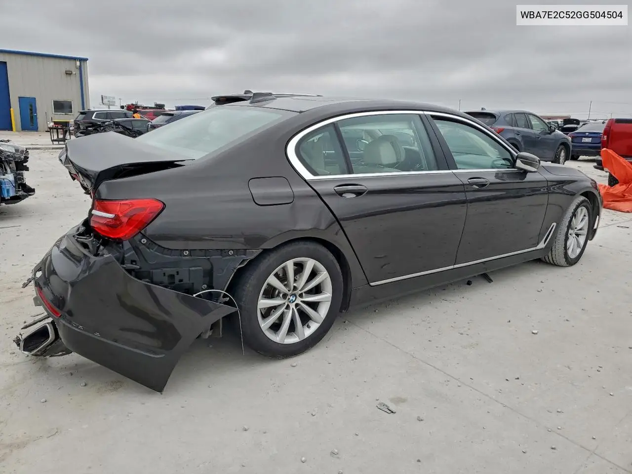 WBA7E2C52GG504504 2016 BMW 740 I