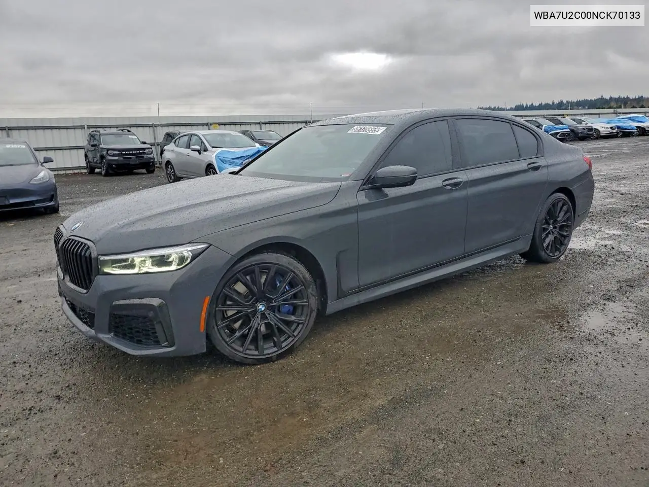 WBA7U2C00NCK70133 2022 BMW 750 Xi