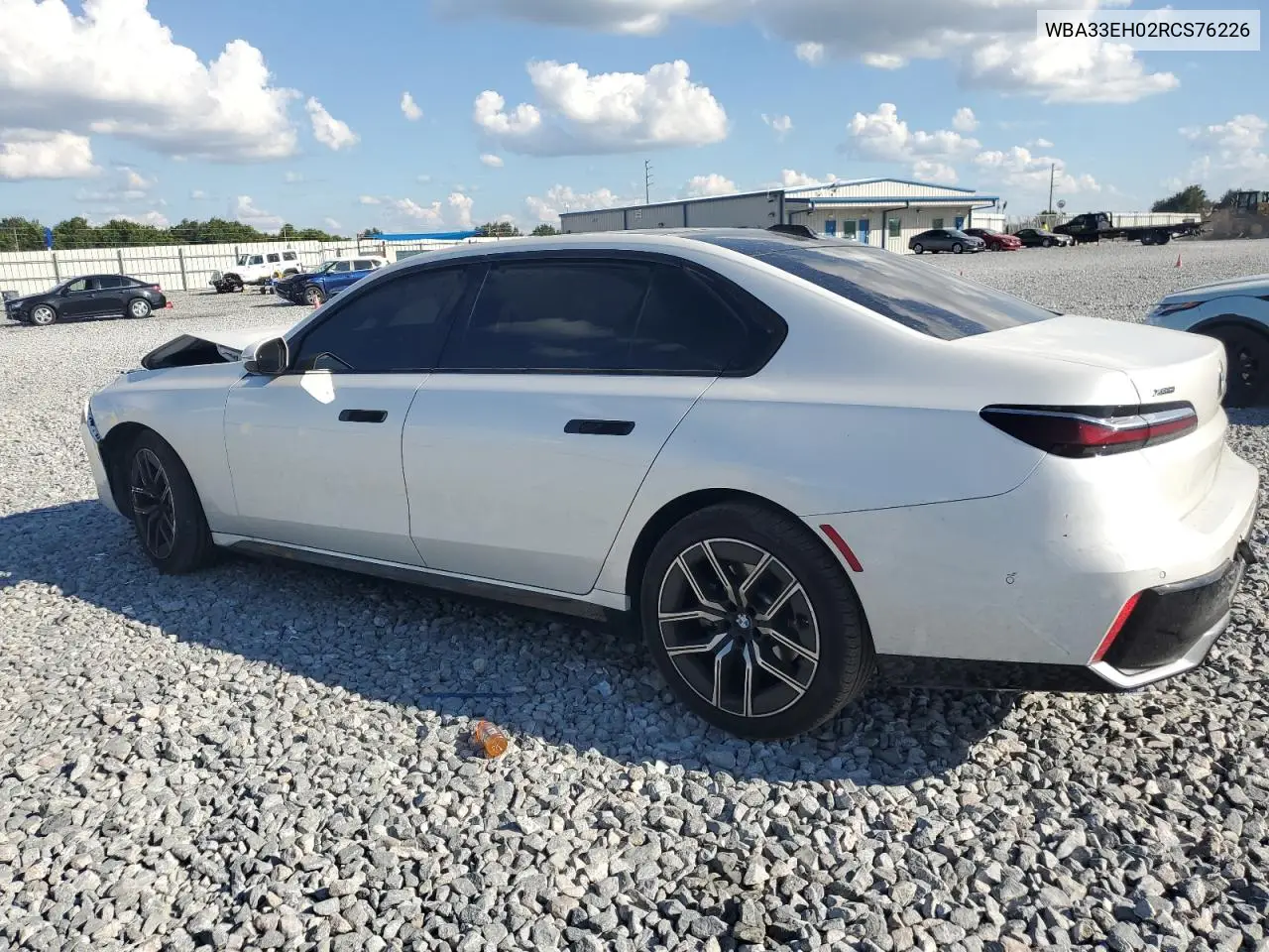 WBA33EH02RCS76226 2024 BMW 740 Xi