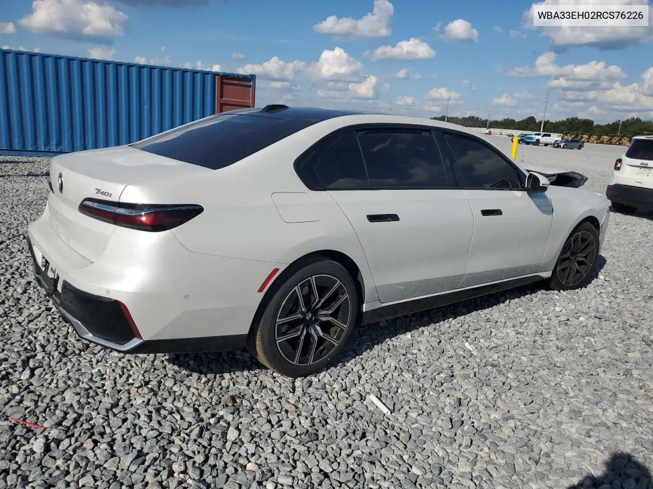 WBA33EH02RCS76226 2024 BMW 740 Xi