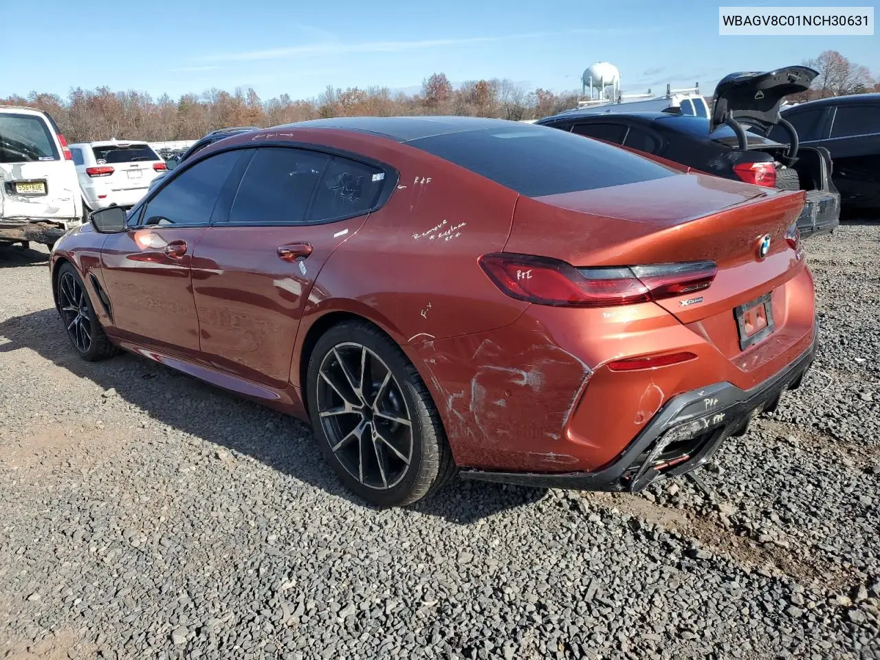 WBAGV8C01NCH30631 2022 BMW M850Xi