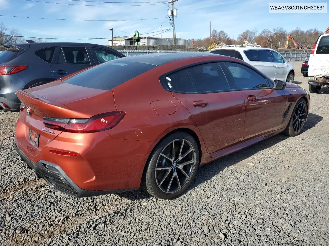 WBAGV8C01NCH30631 2022 BMW M850Xi