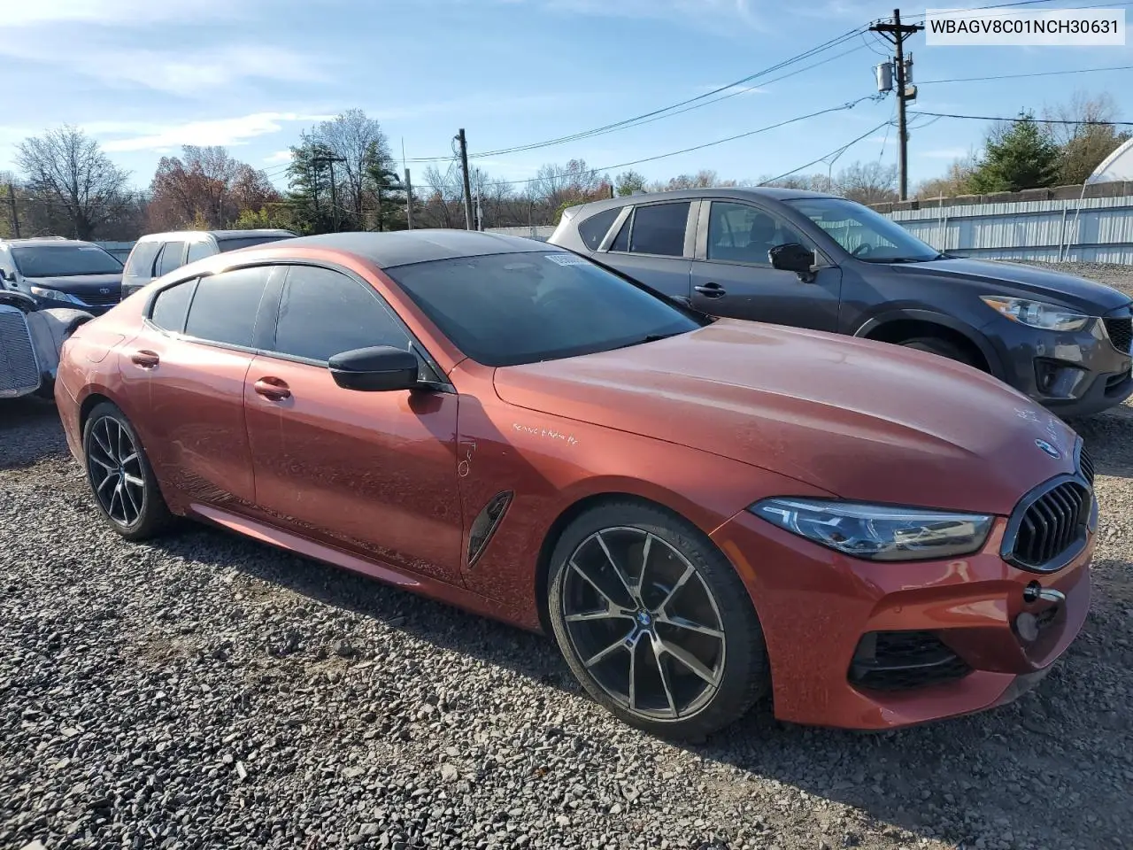 WBAGV8C01NCH30631 2022 BMW M850Xi