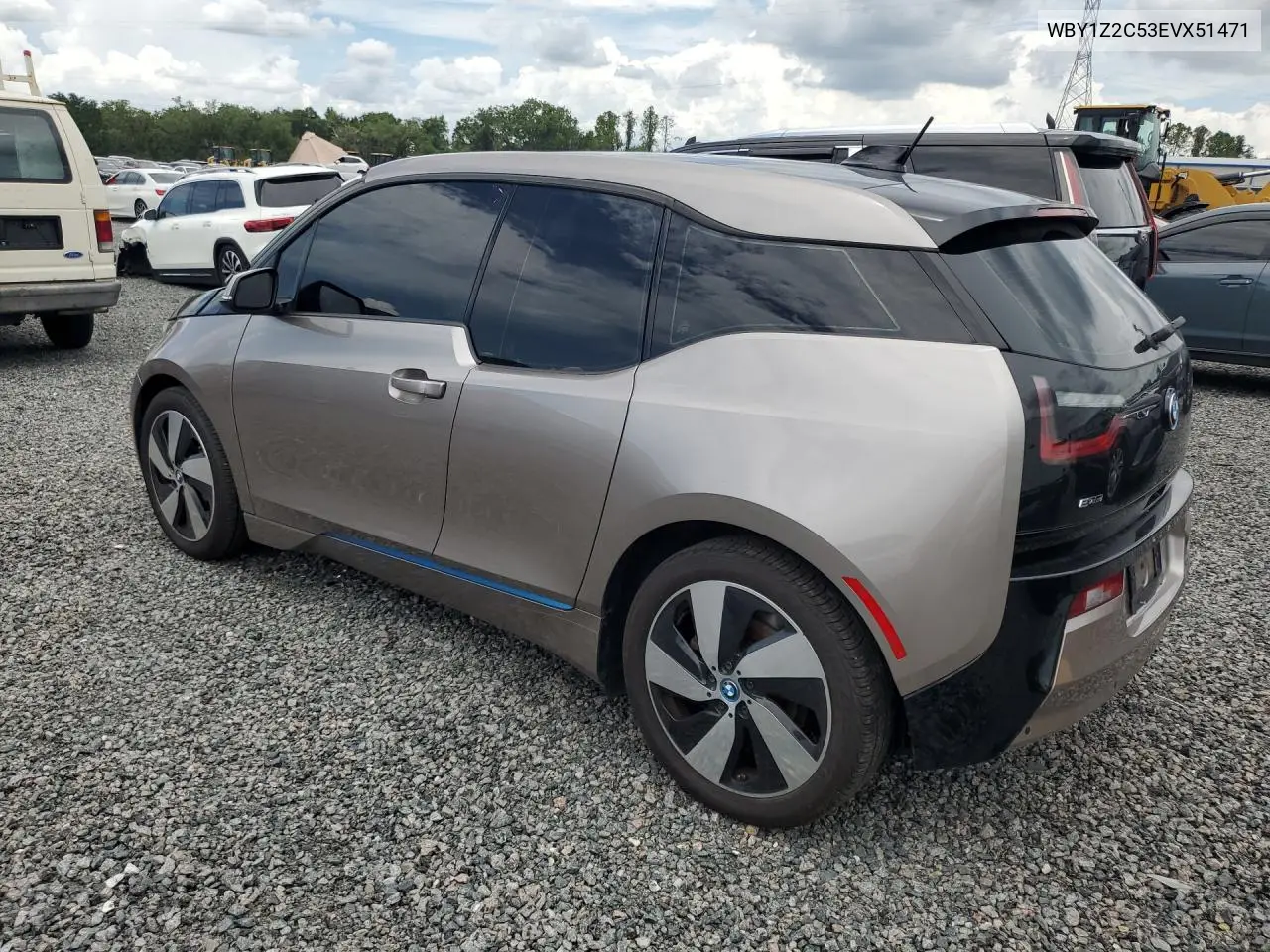 2014 BMW I3 Bev VIN: WBY1Z2C53EVX51471 Lot: 55389836